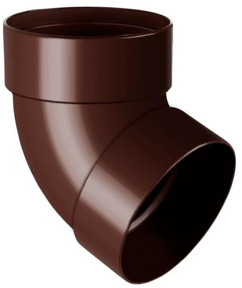 Kolanko podwójne 75 mm KAT-67 Brąz