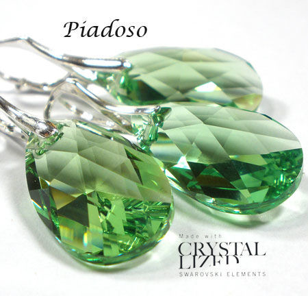 Arande PROMOCJA SWAROVSKI komplet SREBRO 22mm PERIDOT 1449016800