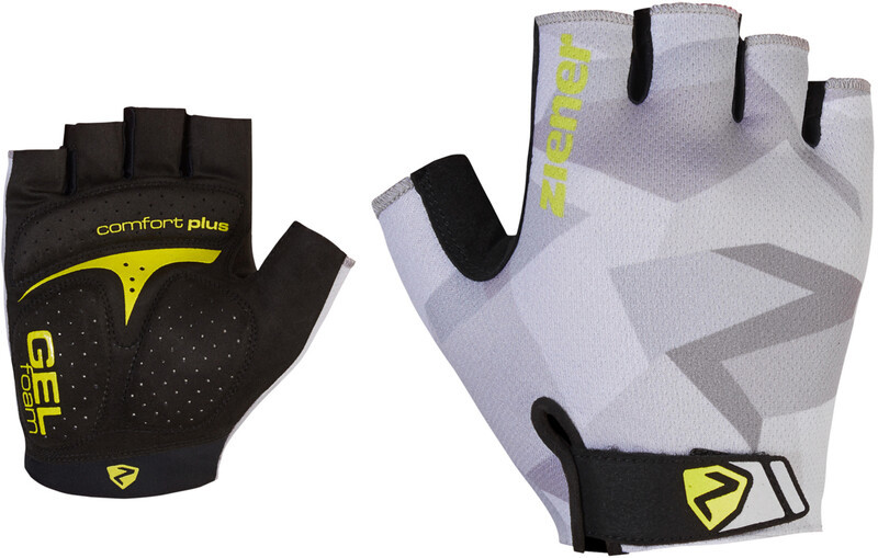 Ziener Cyd Bike Gloves Men, szary 8 2022 Rękawiczki szosowe 228200-251-8