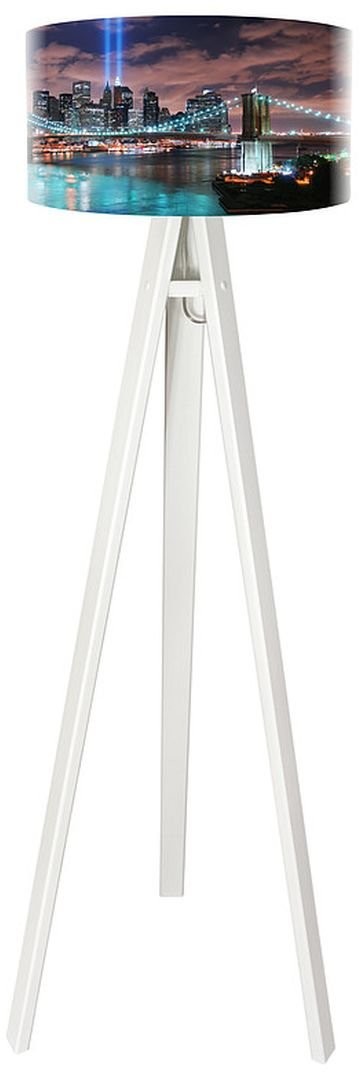 Macodesign Lampa podłogowa Manhattan nocą tripod-foto-015p-w, 60 W