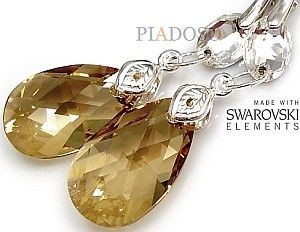 Swarovski Arande długie kolczyki Certyfikat SREBRO 1882465041