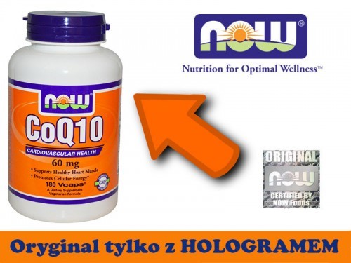 Now Foods CoQ10 Koenzym 60 mg - 180 Vcaps