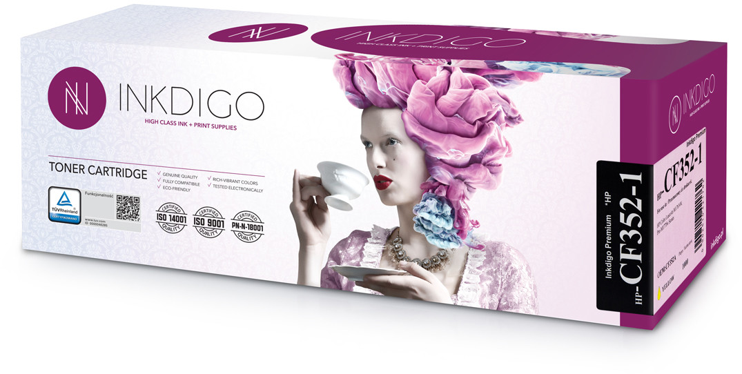 Inkdigo Toner INKDIGO do HP CF 352A Yellow