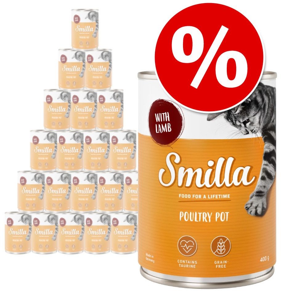 Smilla Puszki Z Drobiem, 6 X 800 G - Delikatny Drób Z Sercami Drobiowymi