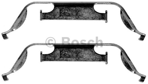 Bosch Zestaw osprzętu do okładzin tarcz hamulcowych przód 1 987 474 627