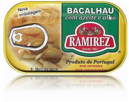 Ramirez Bacalhau dorsz po portugalsku w oliwie z oliwek z czosnkiem Ramirez 120g