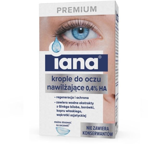 STARPHARMA Krople do oczu IANA Premium 0,4 prc. bez konserwantów 10 ml 9093959