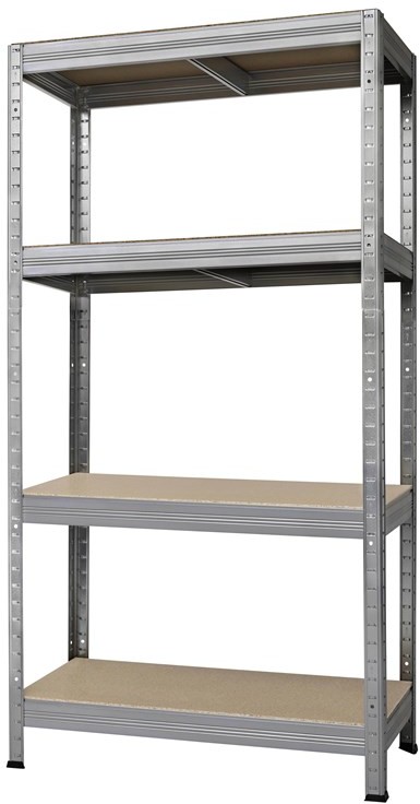 Work>it Work>it Steel shelf unit with 4 shelves 280 kg 58500