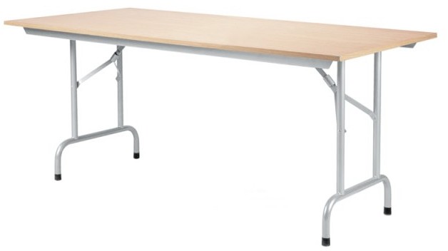 Nowy Styl Stół RICO 4 200x80 buk/alu ze składaną podstawą WG102-0706