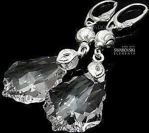 Swarovski długie kolczyki CRYSTAL FANTASIA