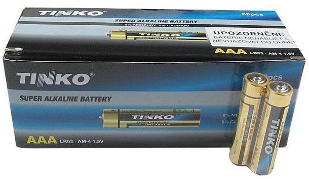 Tinko Hadex Hadex - 60 szt. Baterie alkaliczne AAA 1,5V