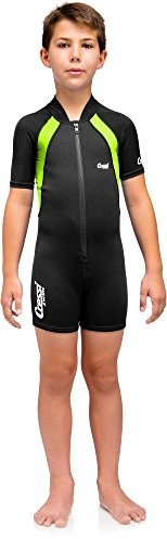 Cressi Baby Kid Premium z neoprenu Shorty Swim Suit 1.5/2 MM, unisex kindersc hwim manzuege, czarny XDG001303