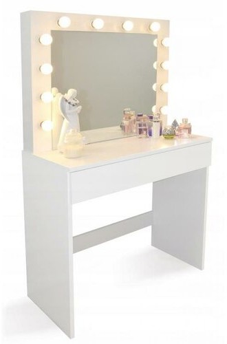 Toaletka z lustrem Linda, 140 x 40 x 80 cm