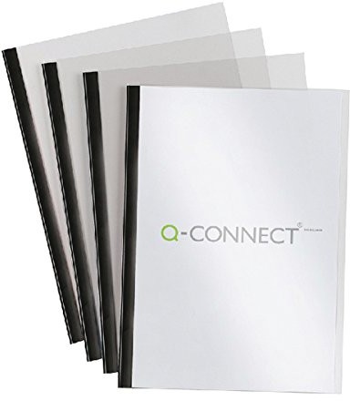 Q-Connect Q-CONNECT zestaw kf01926 szyn zaciskowych i okładki A4 5 MM czarna 20 sztuki KF01926