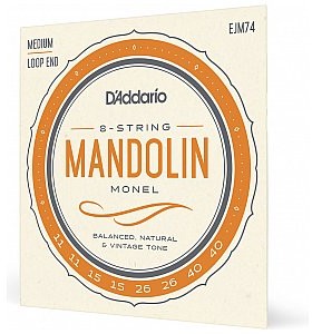 DAddario EJM74 Monel Struny do mandoliny, Medium, 11-40 EJM74
