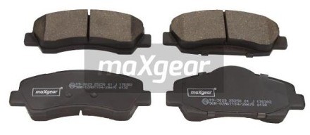 MaxGear Zestaw klocków hamulcowych, hamulce tarczowe 19-3029