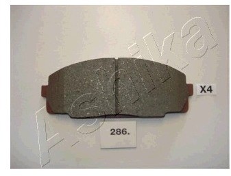 Ashika Zestaw klocków hamulcowych, hamulce tarczowe 50-02-286