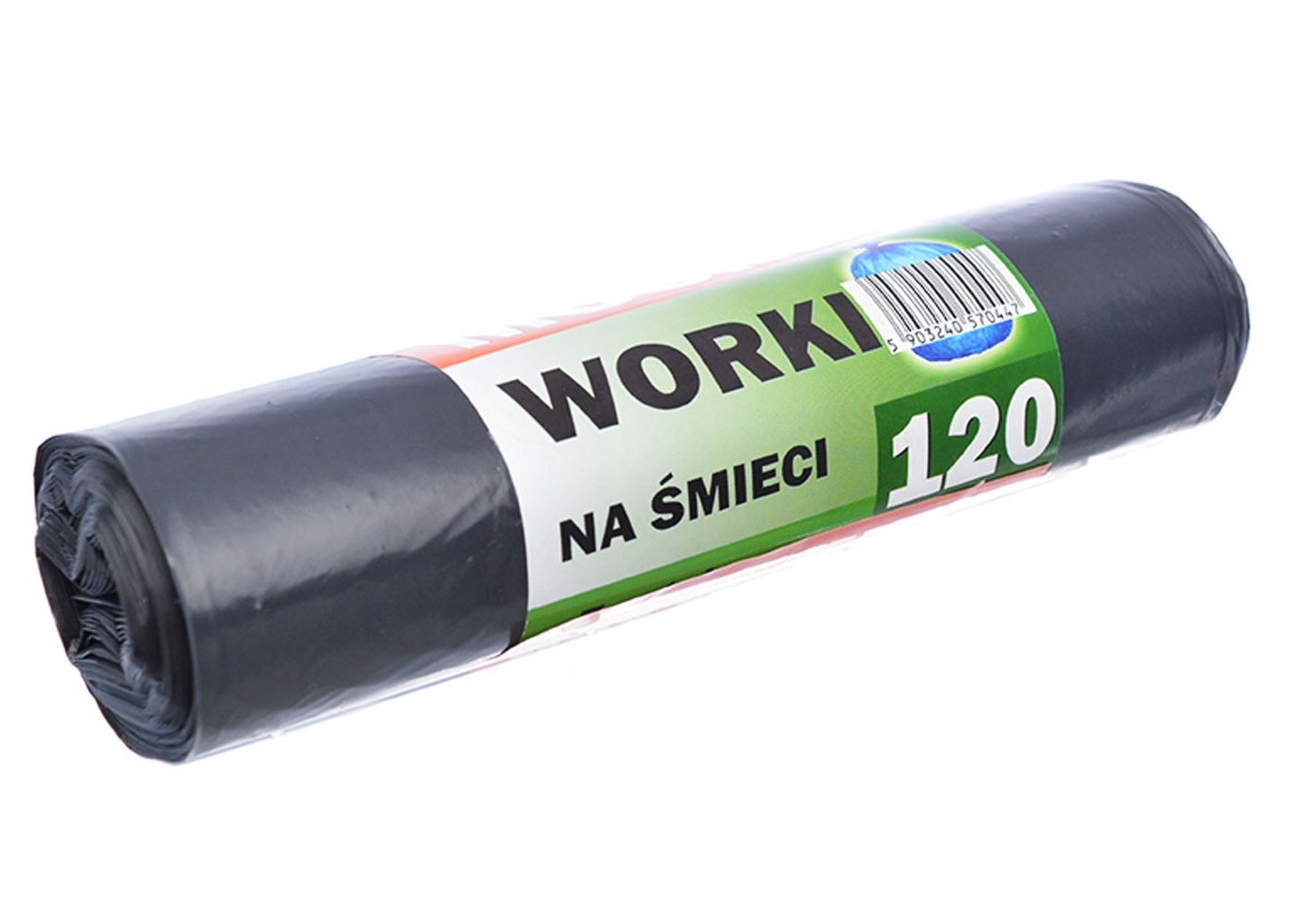 Worki Na Śmieci 120ML Czarne Mocne 7 Szt