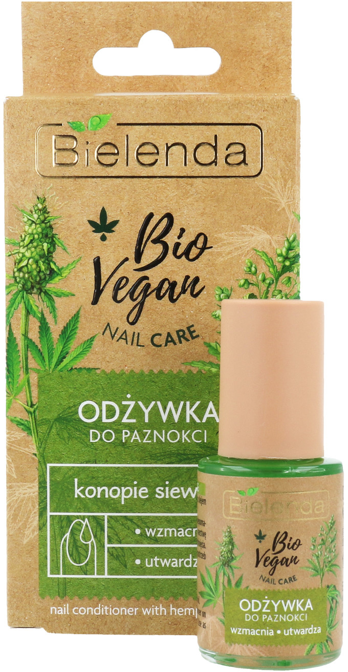 Bielenda Bio Vegan Nail Care Odżywka Do Paznokci Konopie Siewne Wzmacnia I Utwardza 10ml