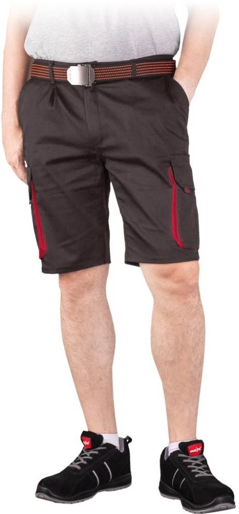 Reis LAND-TS - Elastyczne męskie krótkie spodnie ochronne LAND, 62% poliester, 35% bawełna, 3% elastan, 240 g/m - 9 kolorów - S-3XL.