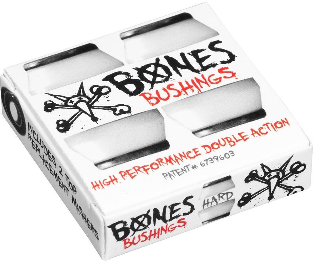 BONES bushings BONES BUSHINGS BLACK/WHITE HARD