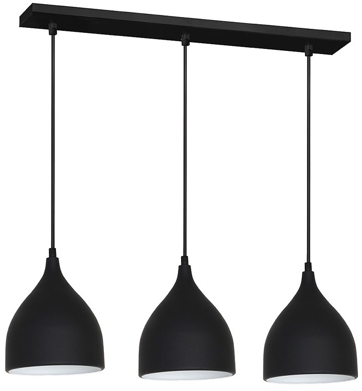 Lampa wisząca NOAK 3xE27/60W/230V