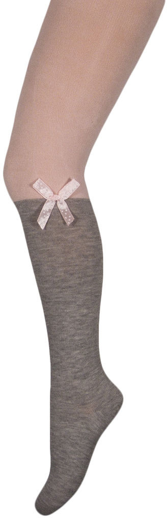 Milusie rajstopy bawełniane milusie jety kokardki cekiny eleganckie białe wzór1 Model 15