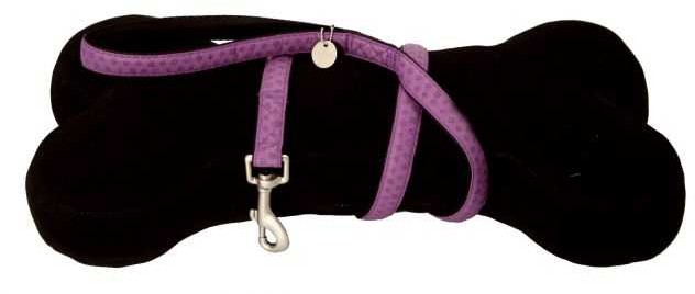 Haas F1 Team dla psa fioletowa z ekoskóry 1,5 cm x 120 cm