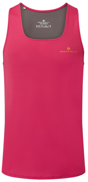 RONHILL RONHILL Koszulka biegowa męska TECH REVIVE RACER VEST czerwono-szara