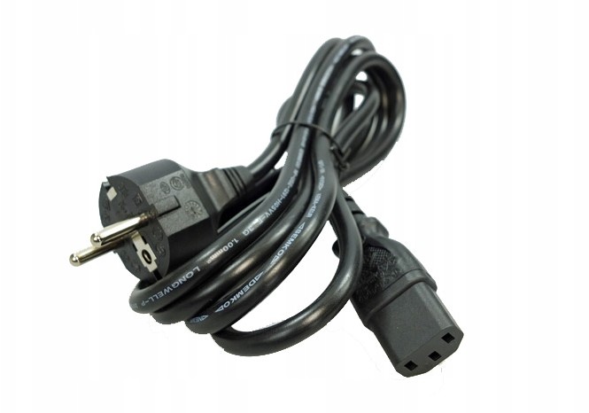 Kabel zasilający do komputera, monitora, drukarki