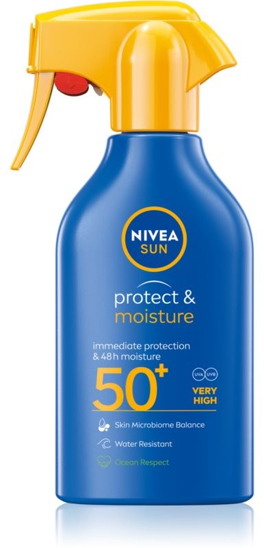 Nivea Sun Protect & Moisture spray nawilżający do opalania SPF 50+ 270 ml