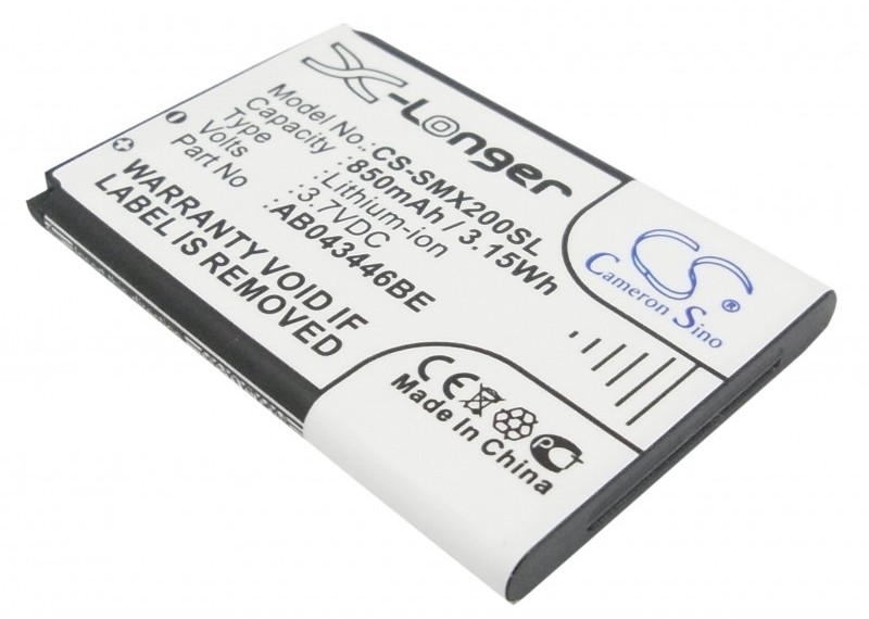 Фото - Акумулятор для мобільного CameronSino Samsung SGH-E380 / AB043446BC 850mAh 3.15Wh Li-Ion 3.7V  (Cameron Sino)