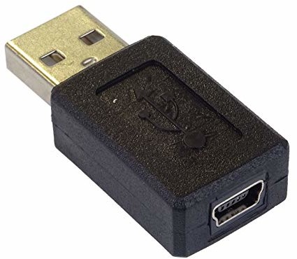 PremiumCord adapter USB A/wtyczka - Mini-B 5 pinów/gniazdo kur-10