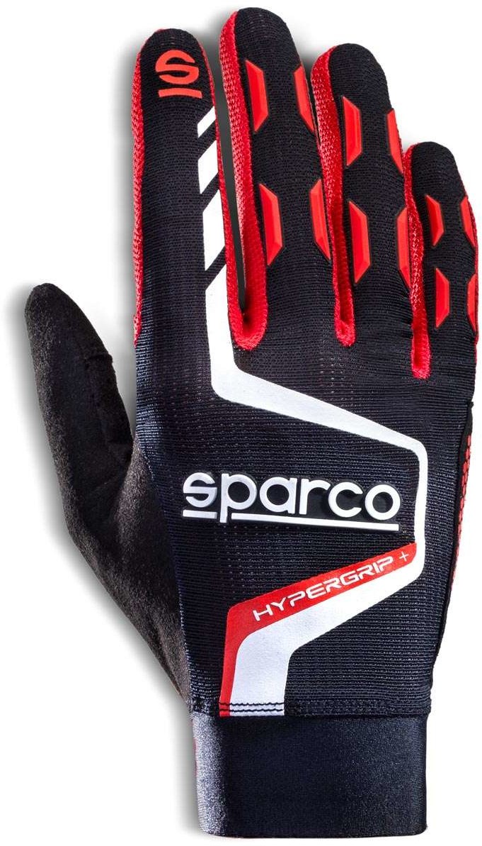 Sparco Rękawice gamingowe HYPERGRIP+ czarno-czerwone 00209509NRRS