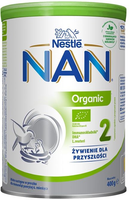Nestle NAN Organic 2 mleko następne 400 g 1146779
