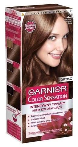 Garnier Color Sensation farba do włosów 6.0 Szlachetny Ciemny Brąz 1szt 66658-uniw