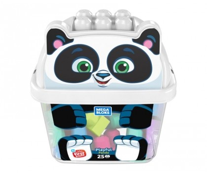 Mega Bloks Pojemnik z klockami Panda GCT47