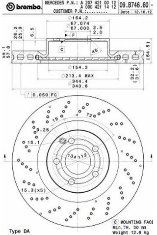 BREMBO 09.B746.61