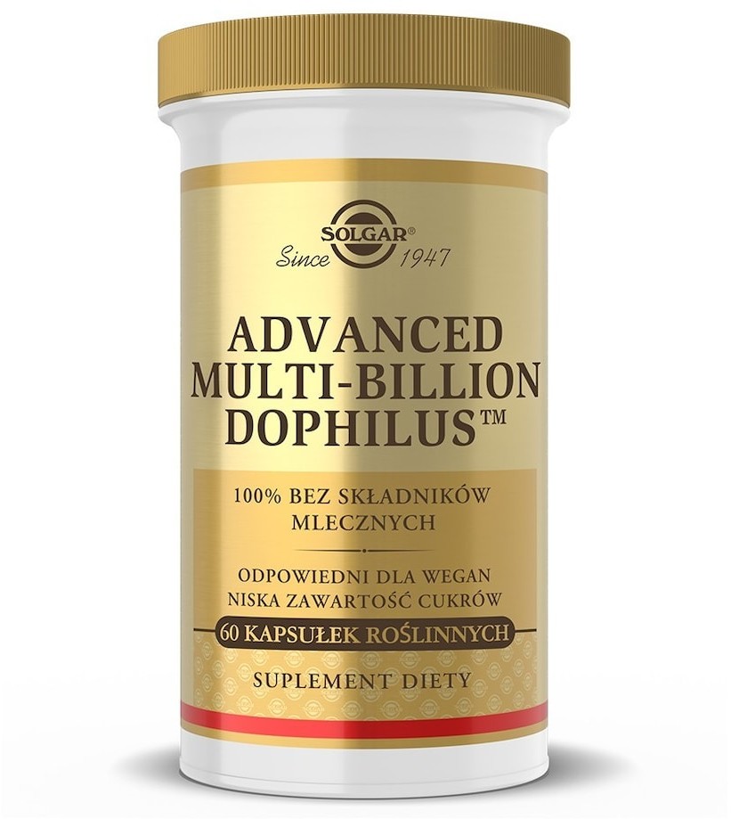 Solgar Advanced Multi-Billion Dophilus 60 kapsułek roślinnych
