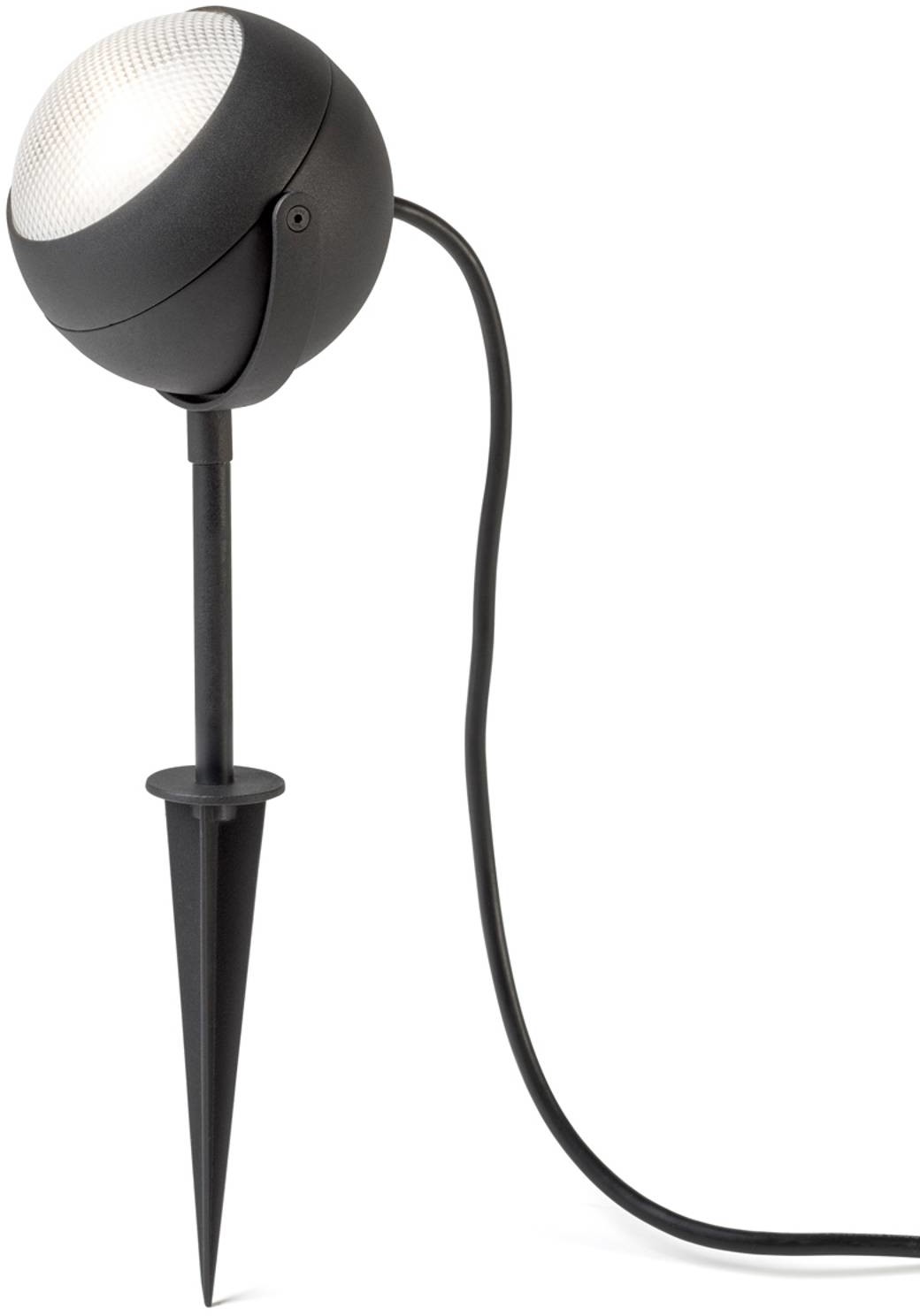 Konstsmide Lampa z grotem ziemnym LED Lecce, czarna