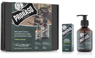 Proraso Duopack Cypress & Vetyver Olejek 30ml + Szampon 200ml