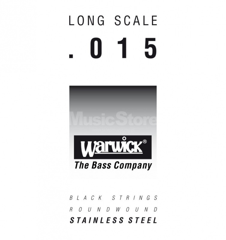 Warwick Black Label - Bass Single String, .015