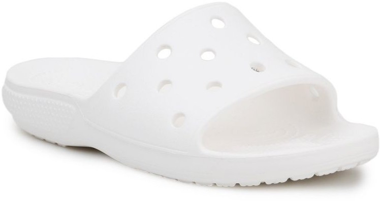 Crocs Klapki Classic Slide W 206121-100 białe