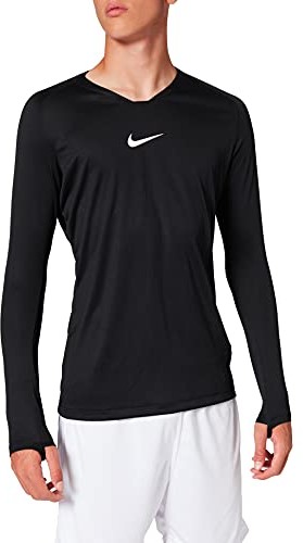Nike M NK DRY PARK 1STLYR JSY LS koszulka z długim rękawem, czarny/(biały), S AV2609