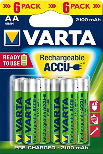 Oceanic Varta baterie do ponownego ładowania, 2100 mAh, 6 sztuki 56706101436