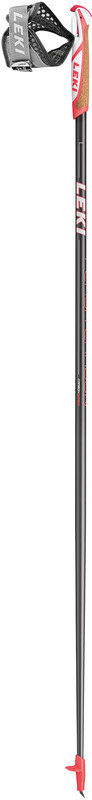 Leki Flash Carbon Walking Poles Speed Tip, dark anthracite/white/light red 120cm 2021 Kijki 65025601120