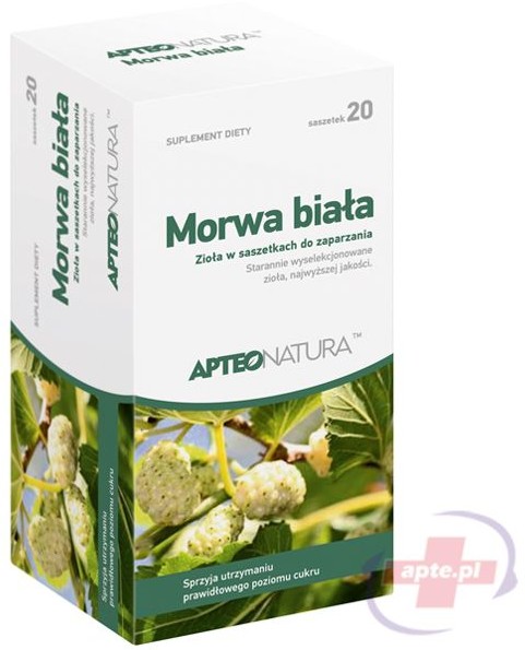 Natura Morwa biała APTEO zioła do zaparzania20 szt.