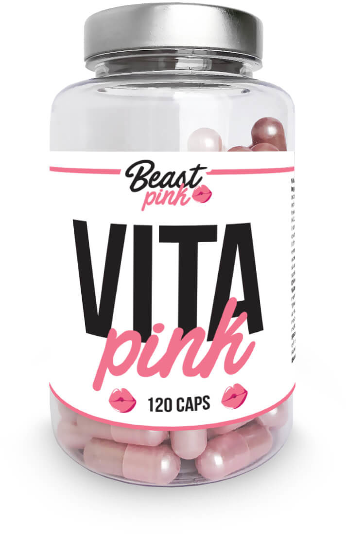 BeastPink BeastPink Vita Pink 120 kaps krówka brownie