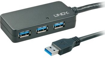 LINDY HUB USB 3.0 Aktywny 43159) 43159