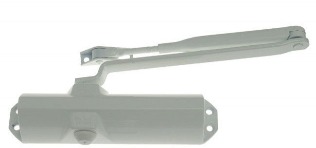 Dorma Dormakaba Samozamykacz TS 68 z ramieniem biały EN 2/3/4 (skrzydło do 80 kg ,max.szer.1100 mm)